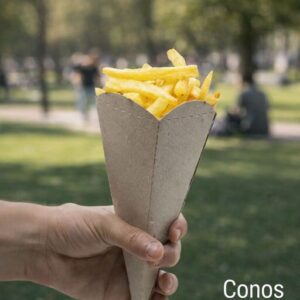 Cono de papas fritas